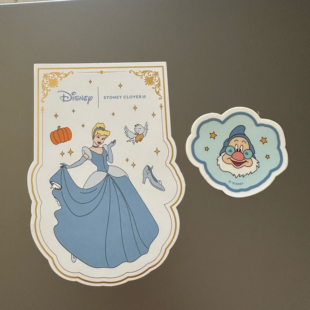 Stoney Clover Lane Disney Princess Cinderella Sticker and postcard